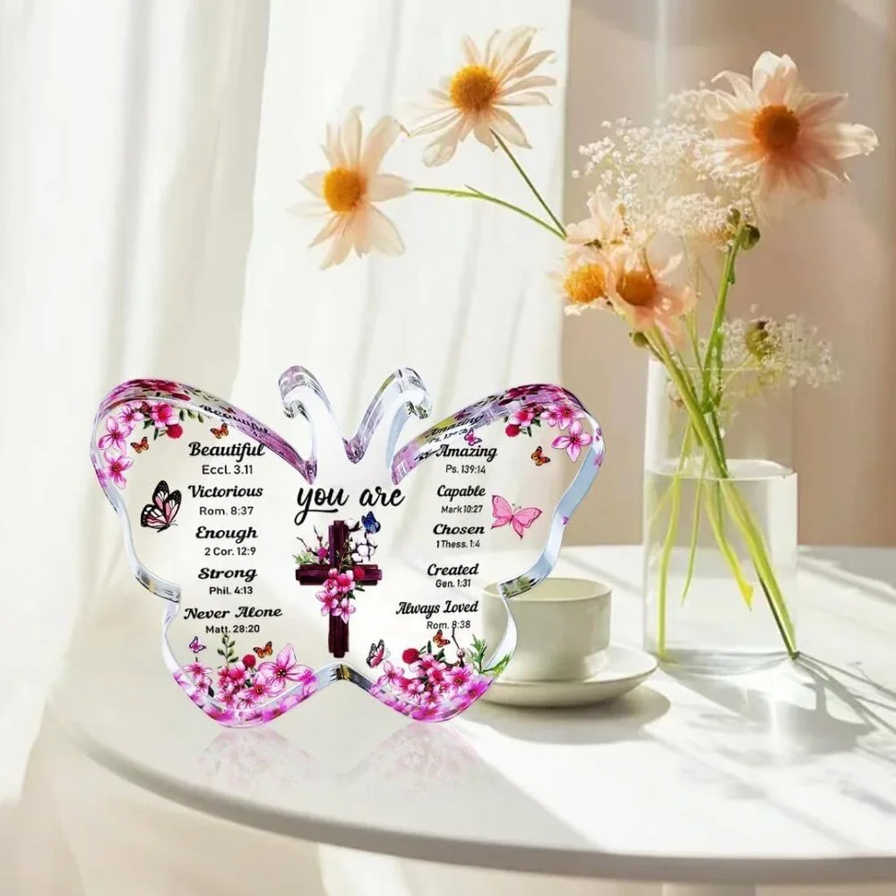 Christian Gifts for Women, Butterfly Inspirational Gifts for Friends, Religious - Picture 5 of 7